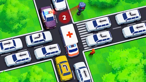 Gameplay screenshot 1 from Car Out! Traffic Parking Games - Puzzle game